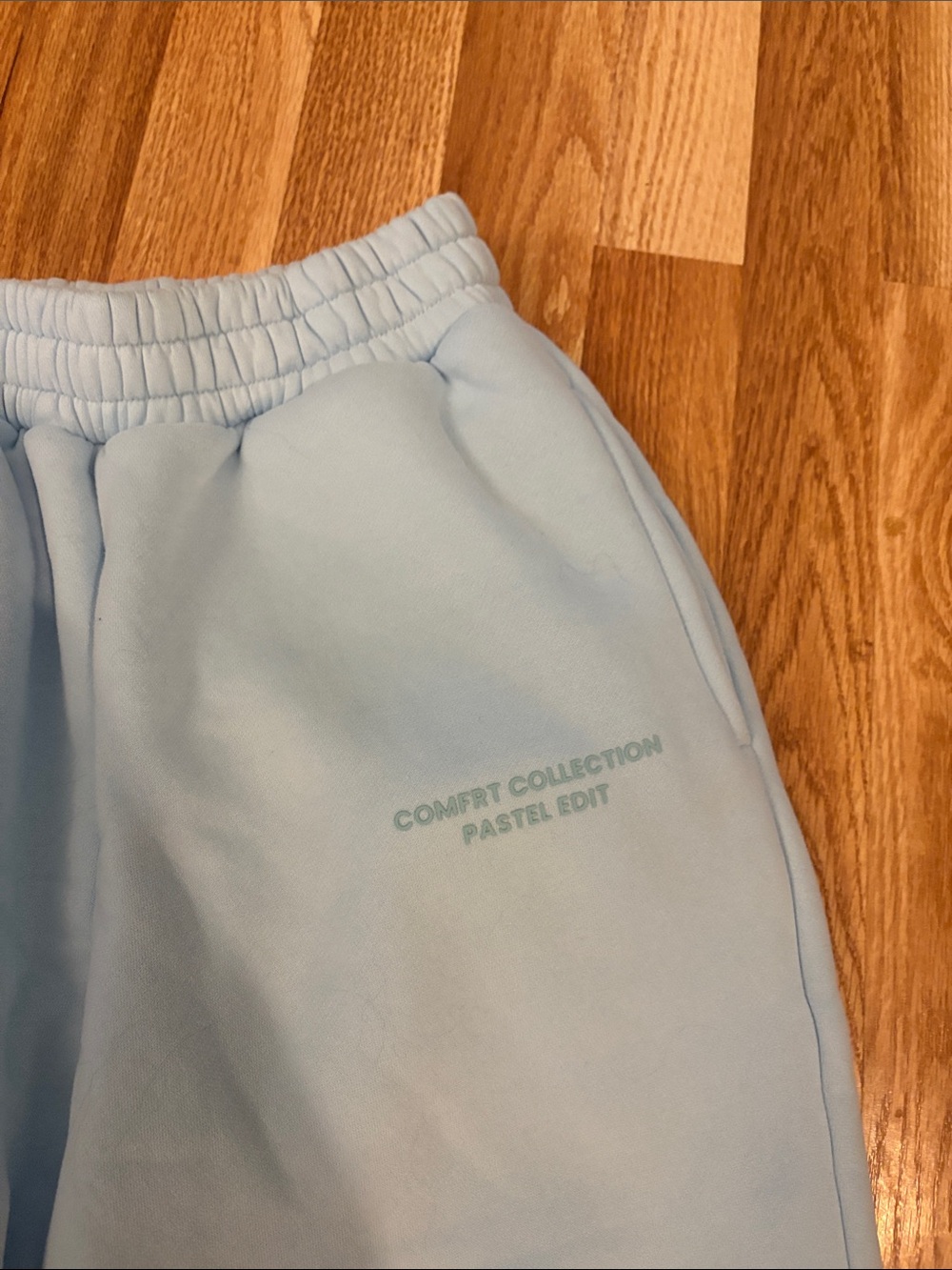 Comfrt Pastel Limited Collection Sweatpants Joggers Baby Blue - Picture 5 of 8